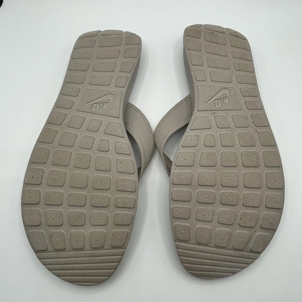 Nike Solarsoft Comfort Slide Mens 11 Khaki Taupe Thong Flip Flop 882690-003